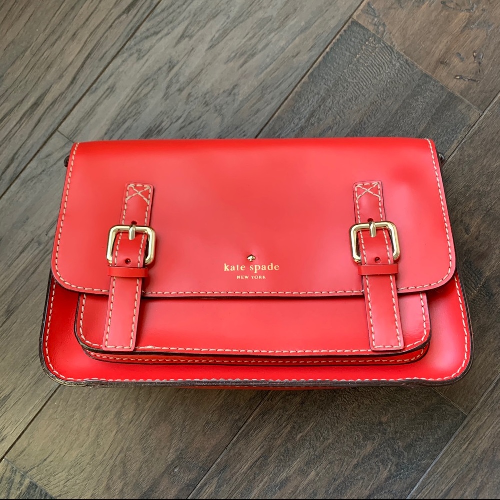 Red Kate Spade Scout crossbody